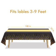GREATRIL disposable party table cover enables quick cleanup after celebrations.