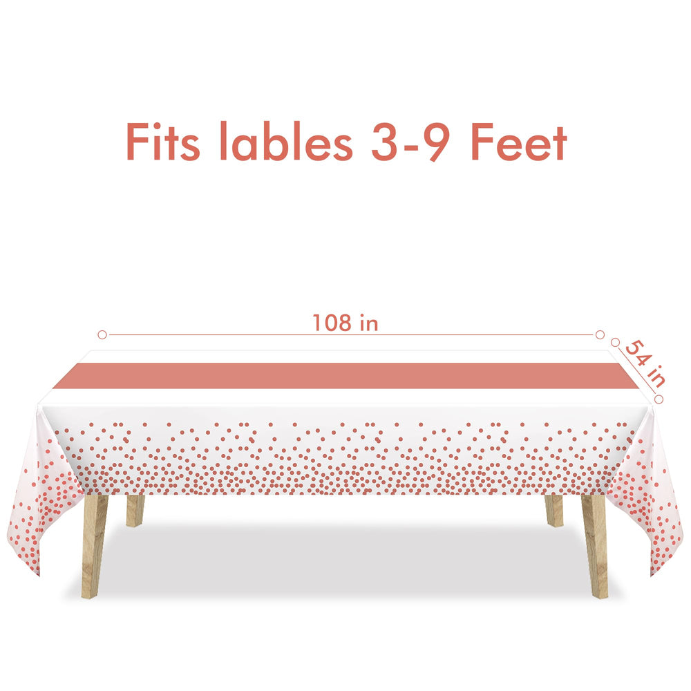 GREATRIL rectangle 54x108 table cover in a two-pack for easy setup.