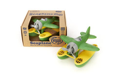 Green Toys Seaplane oversized pontoons ensure stable floating in tub or pool.