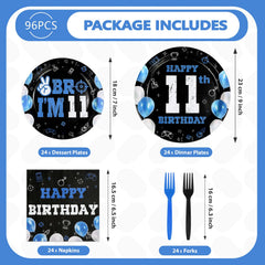 Greencian 11th birthday gift box adds a colorful party keepsake