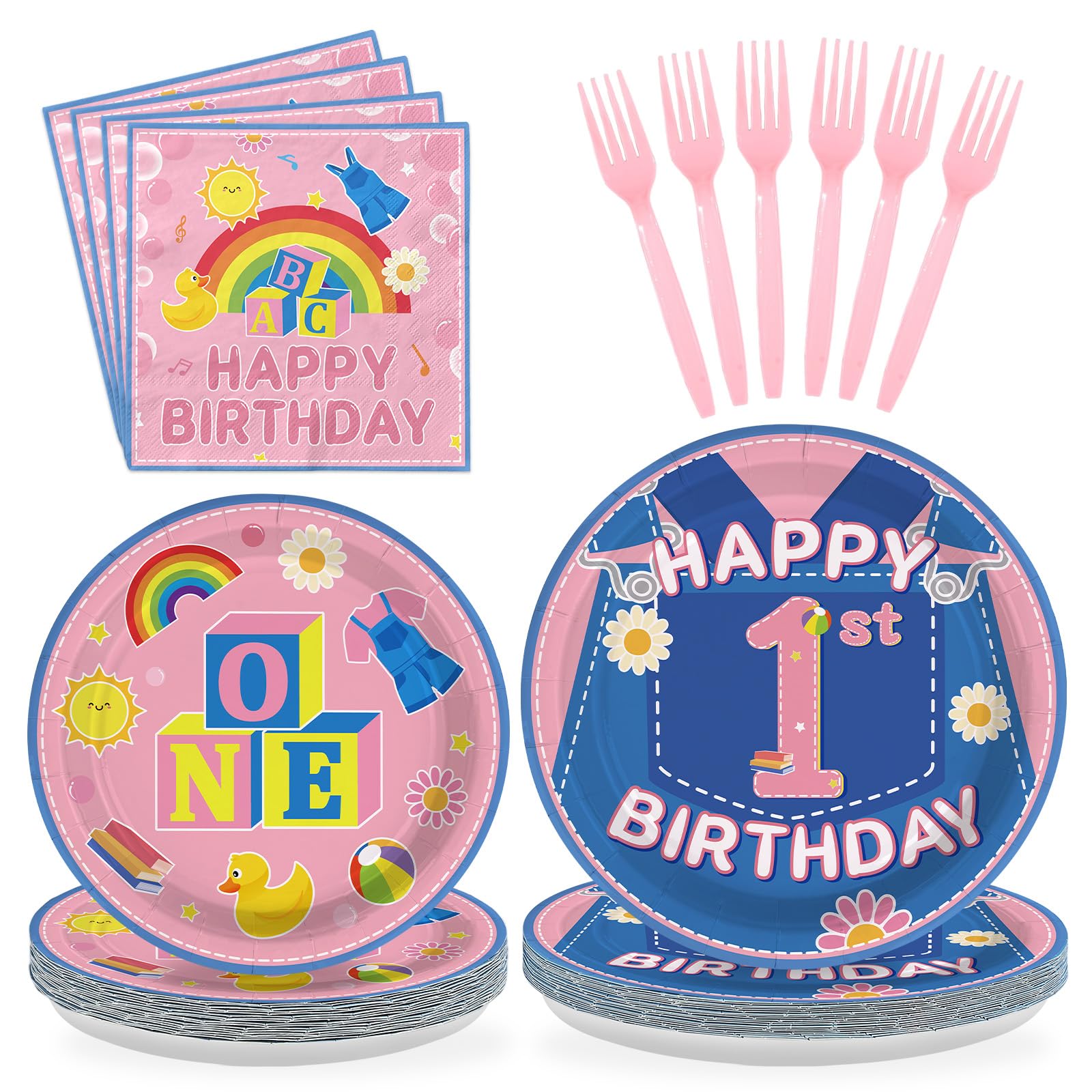 Greencian pink cowboy dinner plates 9 inch for easy party cleanup