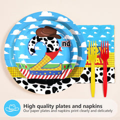 Greencian birthday napkins offer soft, thick material that soaks up spills.