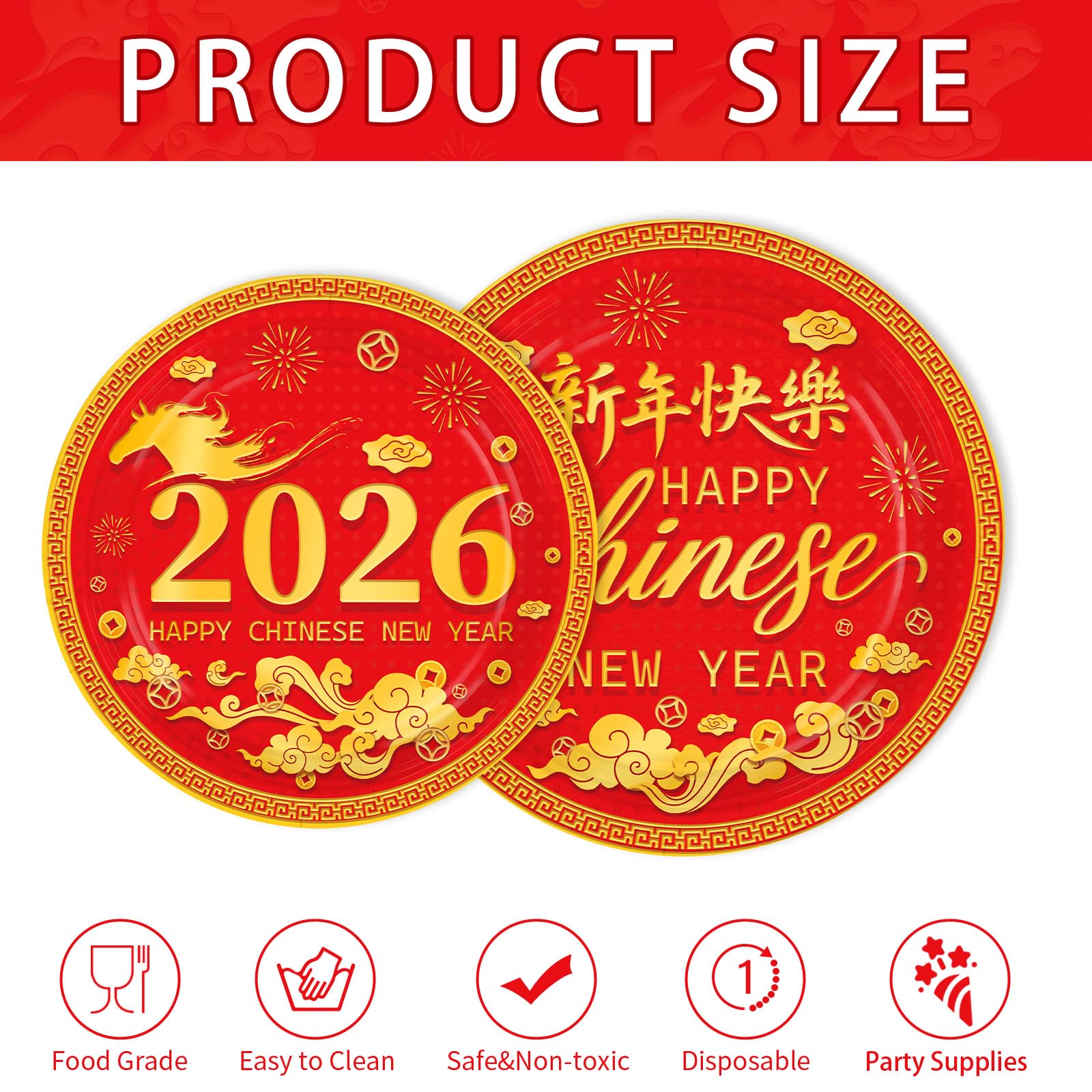 Greencian golden patterns add auspicious decor to the table.