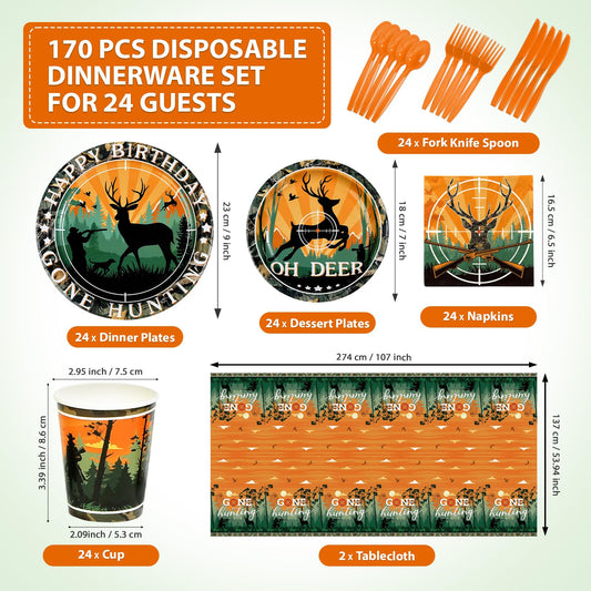 Greencian camo napkins provide quick cleanup after meals