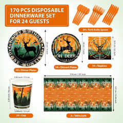 Greencian camo napkins provide quick cleanup after meals