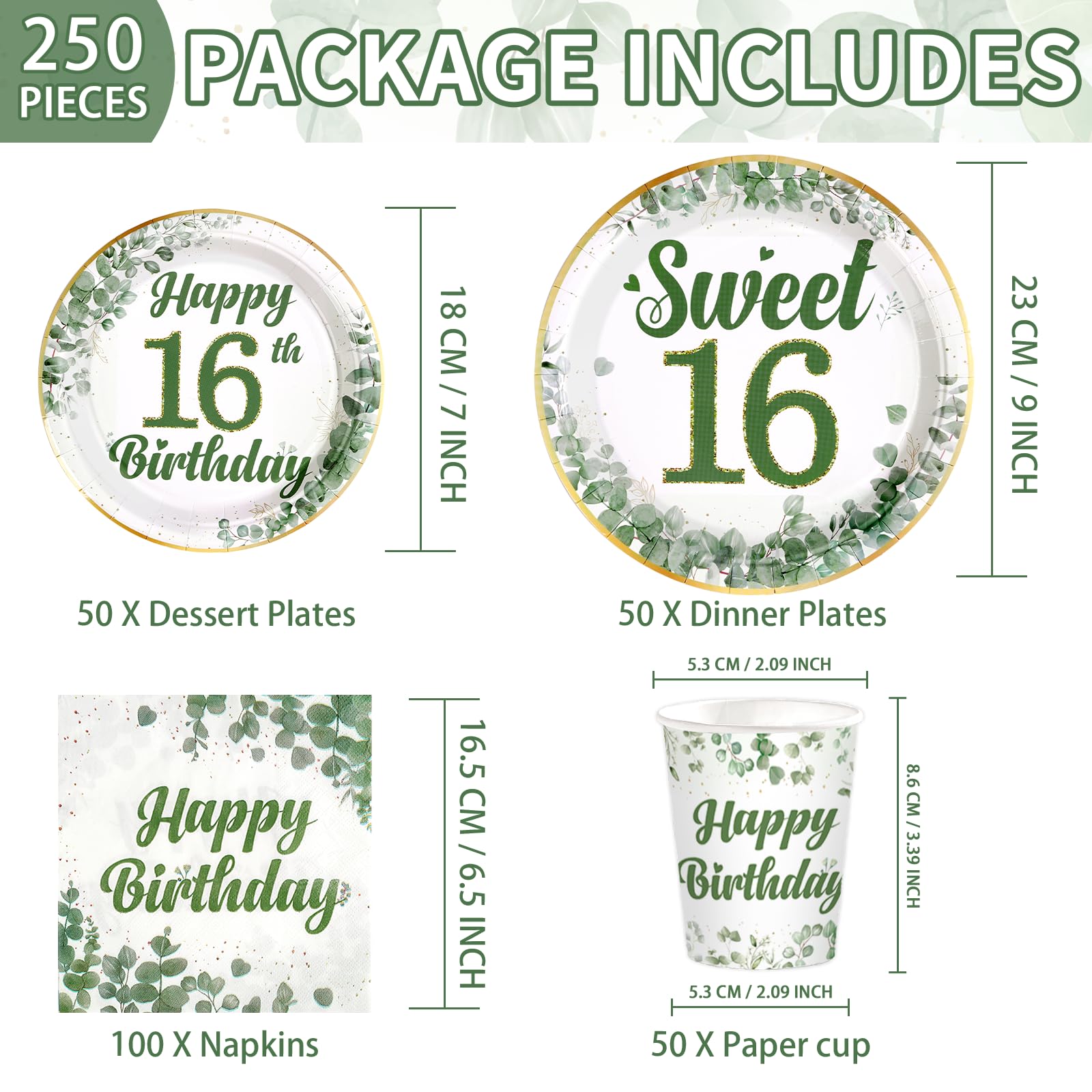Greencian sage-green leaf pattern decor adds elegant ambiance.