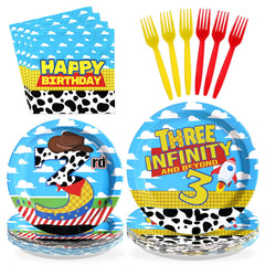 Greencian toy cartoon plates 9 inch offer durable, kid friendly birthday decor and easy cleanup.