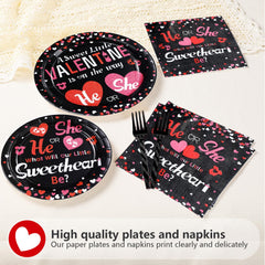 Greencian valentines forks 50 pcs for convenient place settings.