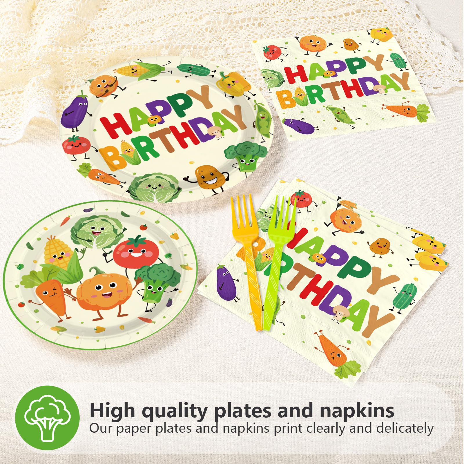 Greencian soft napkins—thick and absorbent for quick cleanup.