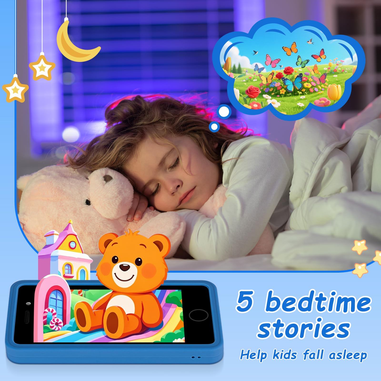 GREENCREEK Kids Phone parental-controls interface offers safe supervision.