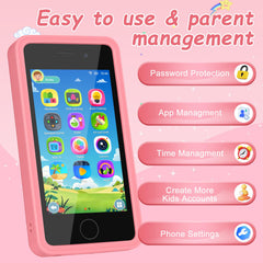 GREENCREEK Kids Phone silicone case protects against drops during playtime