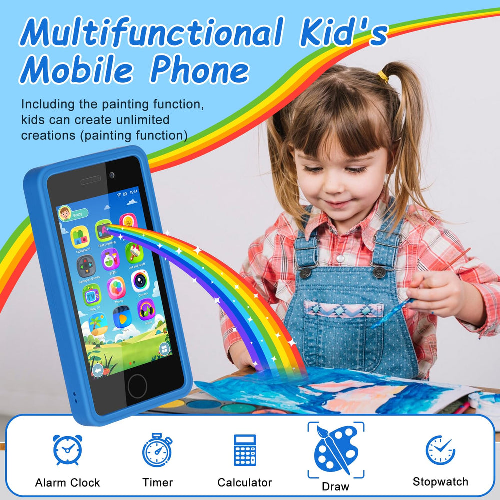 GREENCREEK Kids Phone storybooks feature five insect stories for bedtime learning.