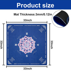 GreenD Mahjong mat reduces tile noise for quieter play sessions