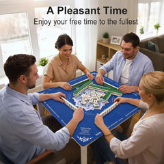 GreenD Mahjong mat with non-slip base keeping surface steady