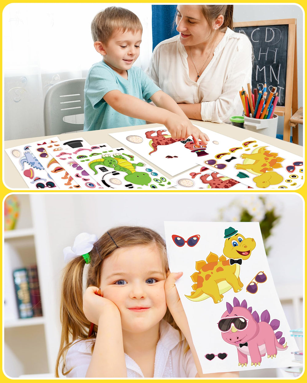 Greingways dinosaur accessories set ideal for collaborative party crafts.