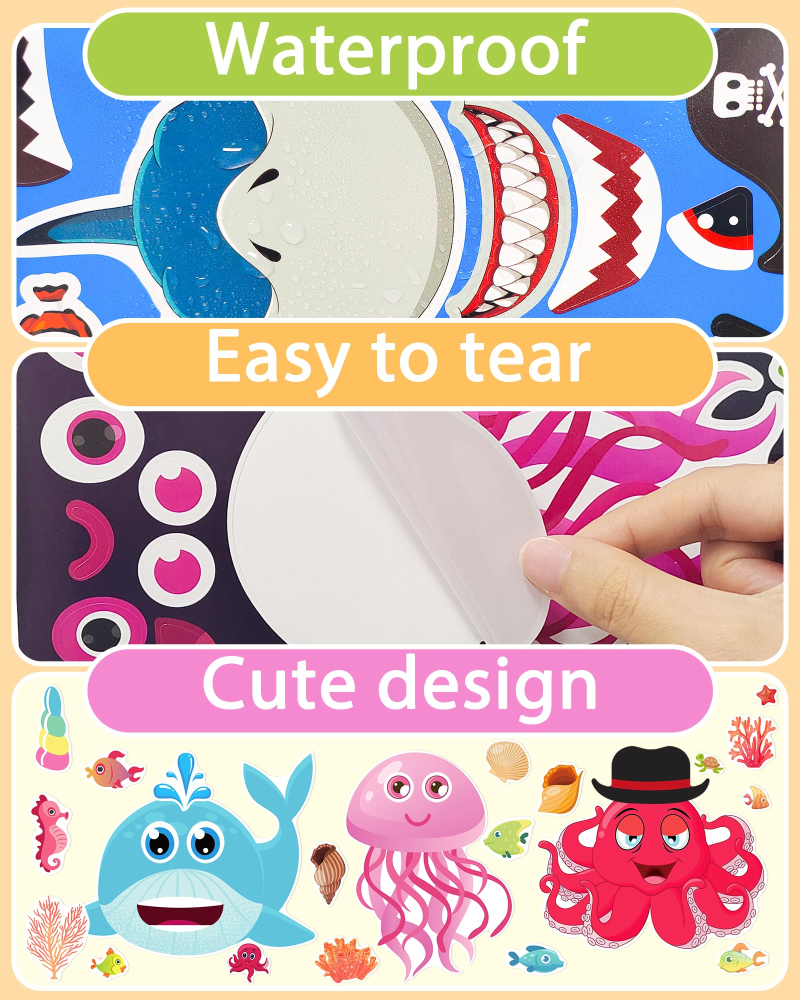 Greingways kids face stickers kit for hands-on arts and creativity.