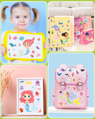 Greingways mermaid face stickers for custom facial features and accessories.