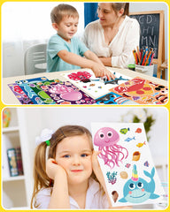 Greingways sea animal sticker sheet accessories for mix-and-match crafts.