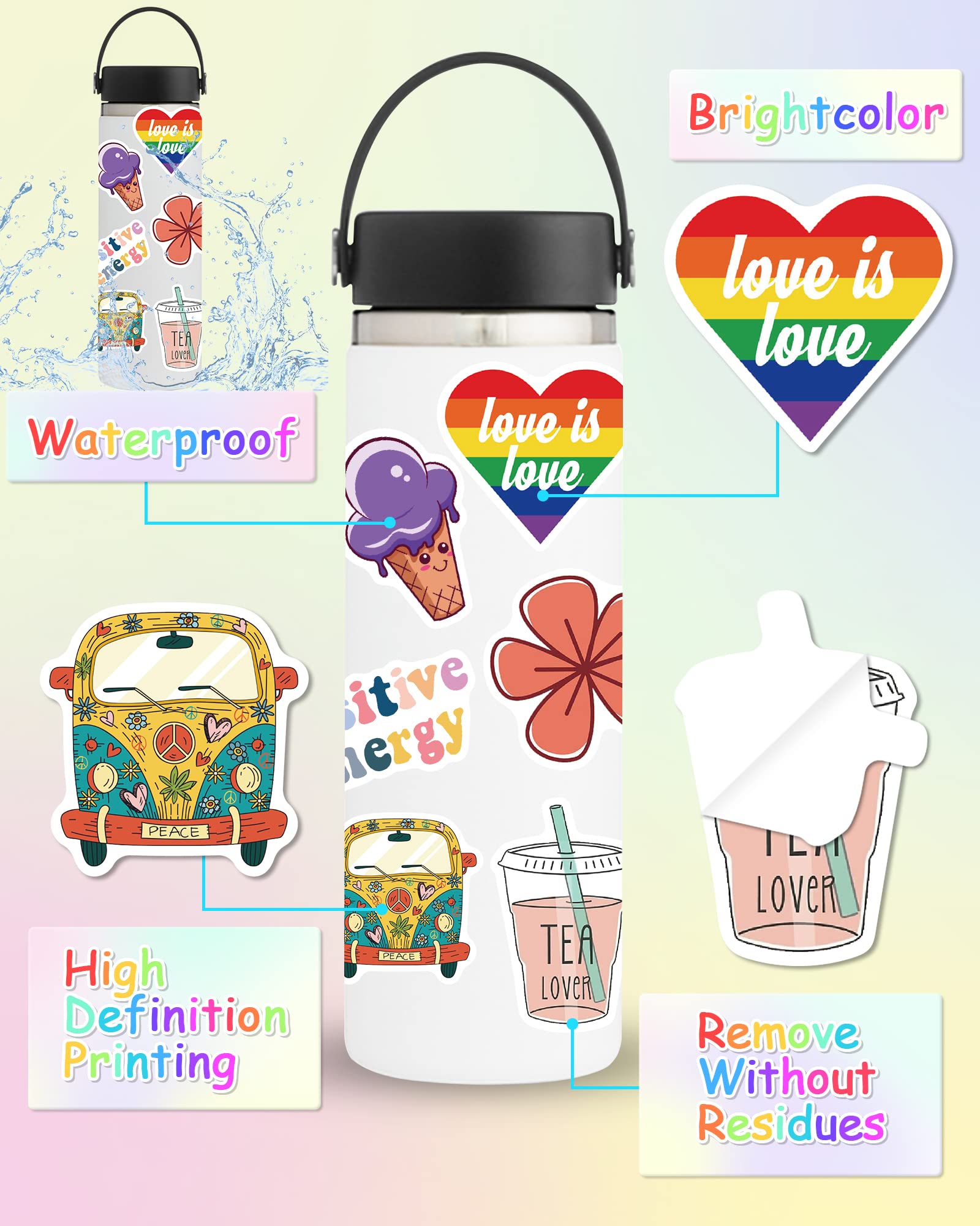 Greingways stickers for skateboards and luggage provide durable, removable decor.