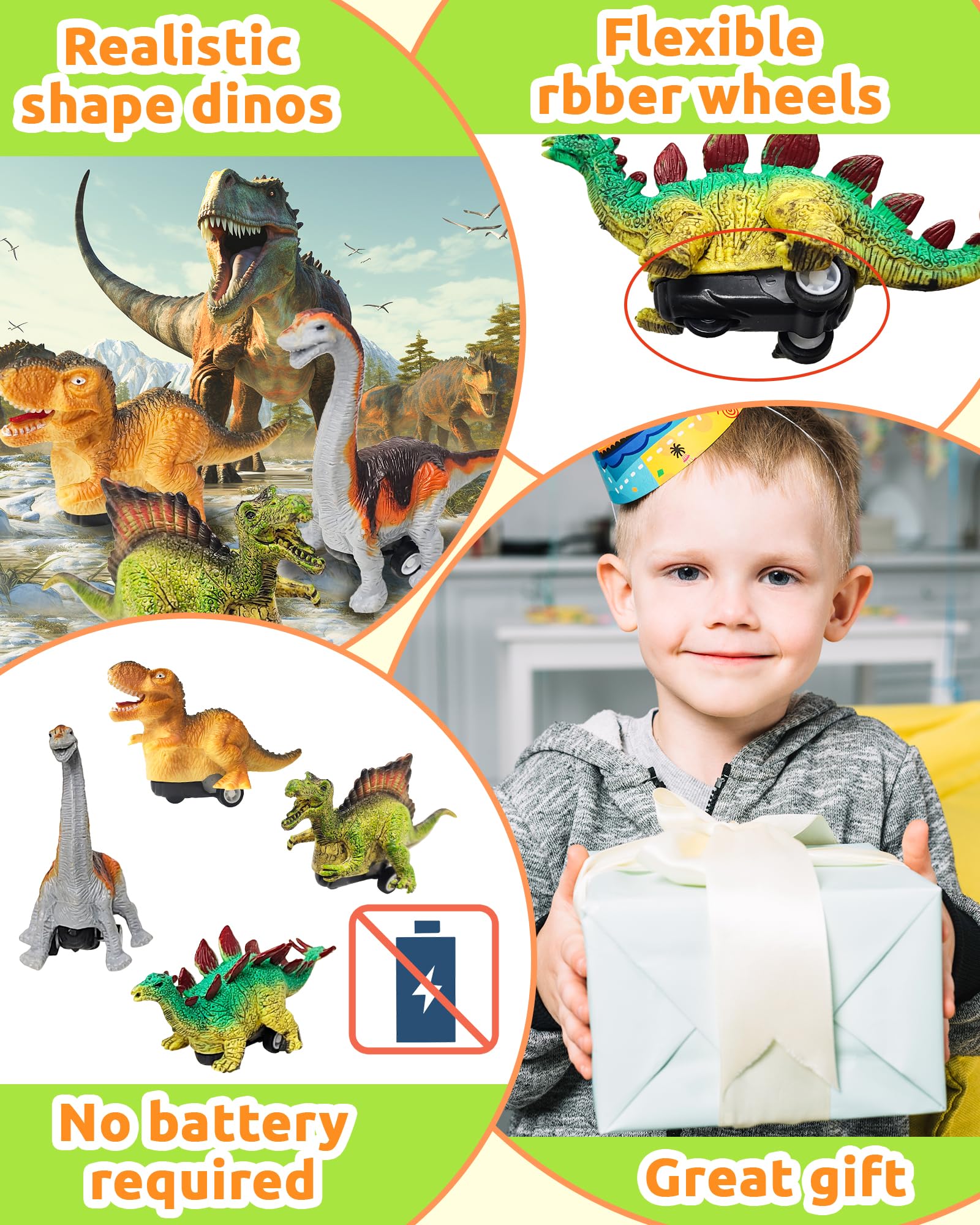 Greingways toddler hand holding pull-back toy for easy play
