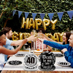 Grencian death to my 30s party banner accents for cohesion