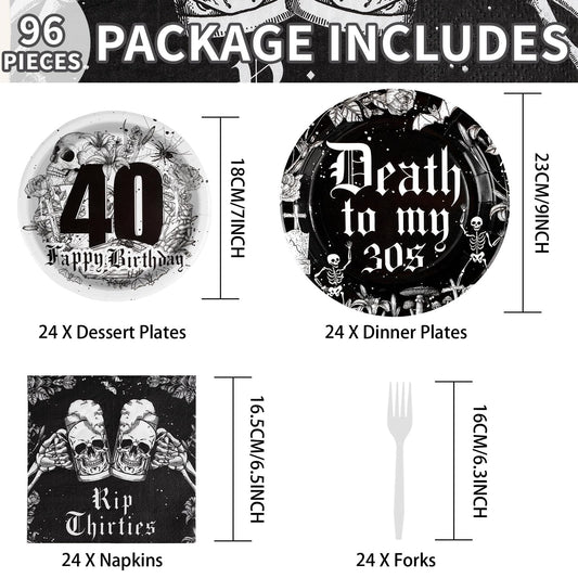 Grencian 7-inch plate with skull design for a compact tasting setup