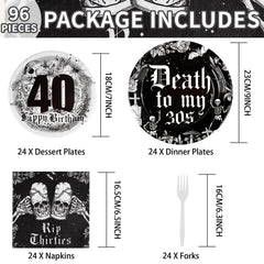 Grencian 7-inch plate with skull design for a compact tasting setup