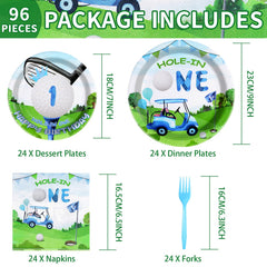 Grencian golf plates 7 inch perfect for desserts and snacks.