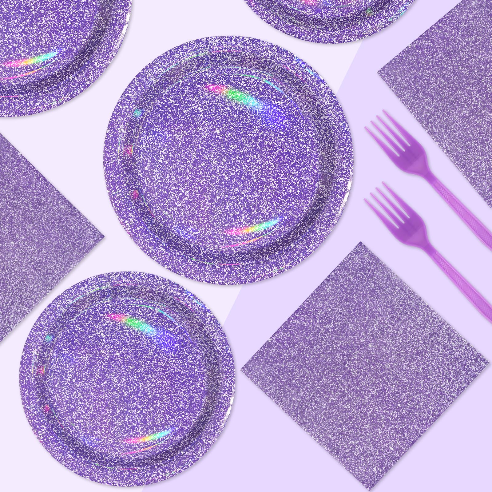 Grencian holographic rainbow design adds shimmer in bright light