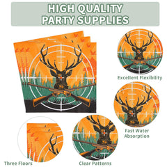 Grencian hunting camo forks for sturdy outdoor dining