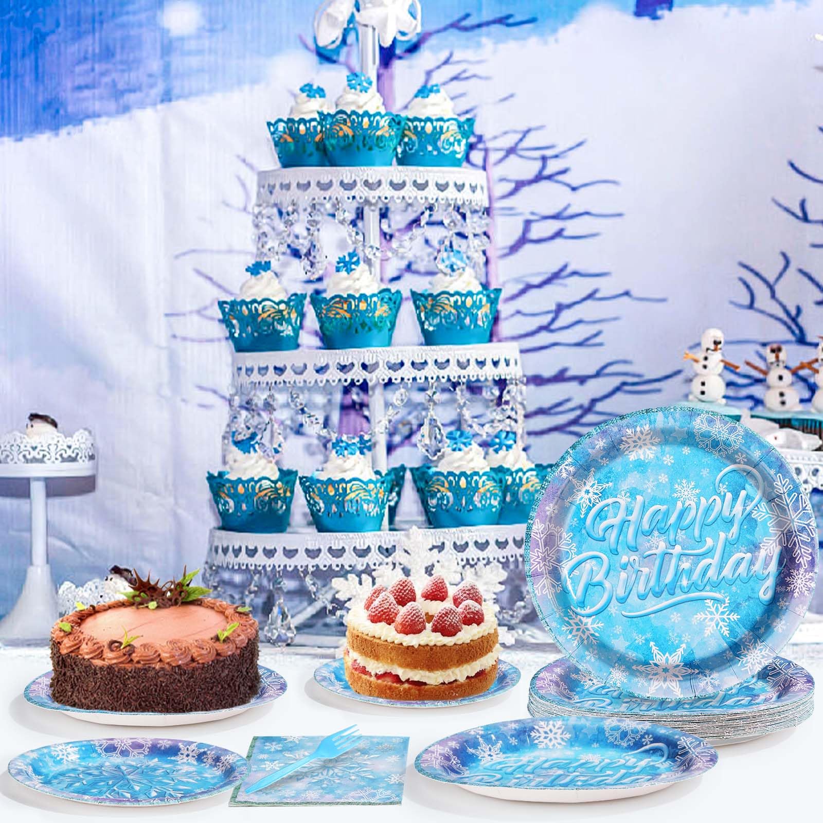 Grencian ice-blue theme setup perfect for Christmas and winter celebrations