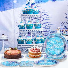 Grencian ice-blue theme setup perfect for Christmas and winter celebrations