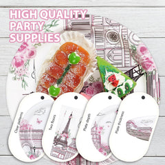 Grencian Paris tableware bundle, creates a cohesive party look.