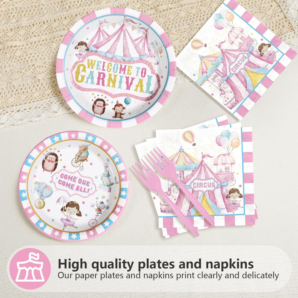 Grencian pink forks for sturdy, stylish party serving.