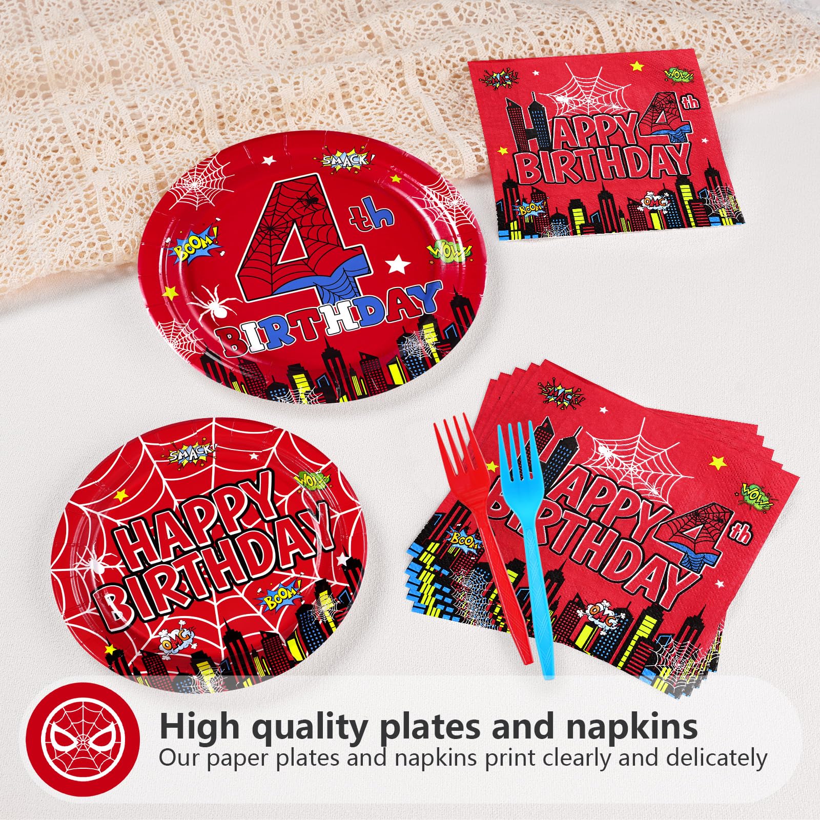 Grencian Spider disposable forks simplify post-party cleanup.