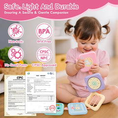 GRESEESM spinning activity panel engages sensory curiosity and fine motor practice