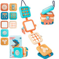 GRESEESM Montessori Busy Board mirror enhances focus and visual exploration.
