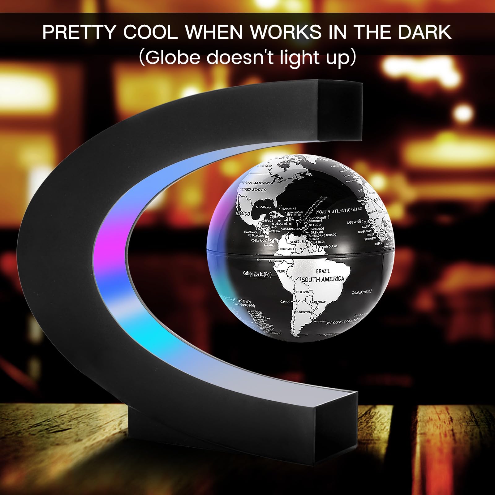 Gresus C-shape LED frame glows with ambient colors