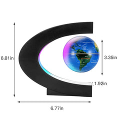 Gresus LED inside the C-frame illuminates the frame around the hover globe.
