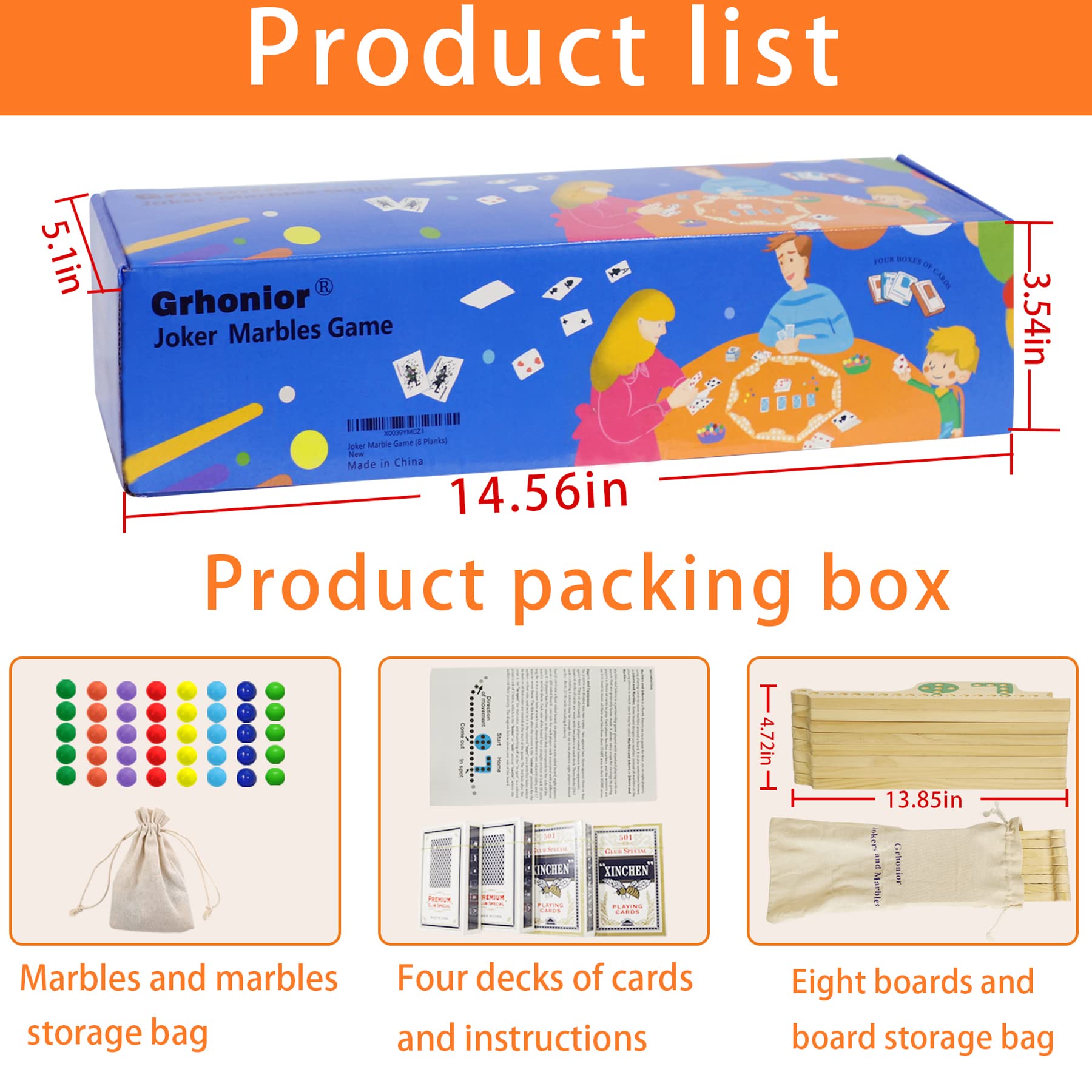 Grhonior storage bags included for tidy, portable play