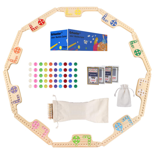 Grhonior upgraded peg board setup promotes group play and clear player tracking.