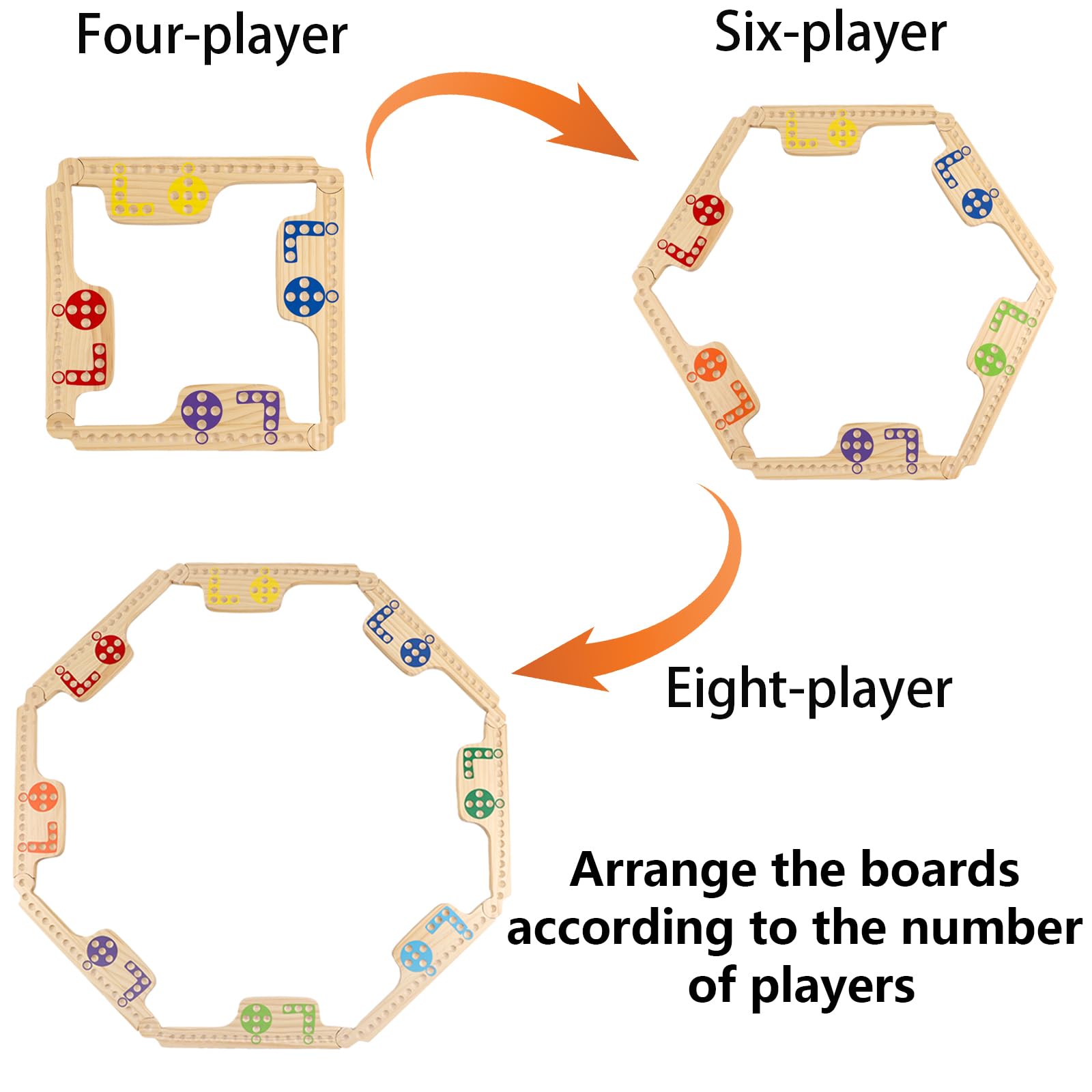 Grhonior board assembly close-up shows interlocking edges for stable gameplay