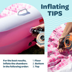 GRIP A POOL backyard setup shows shallow tanning and ball pit versatility
