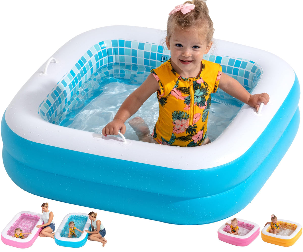 GRIP A POOL handles provide secure grip for toddlers during play