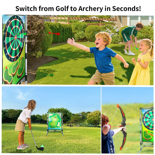 grnpeak archery-darts target wall enables quick target shooting sessions for indoor or outdoor fun.
