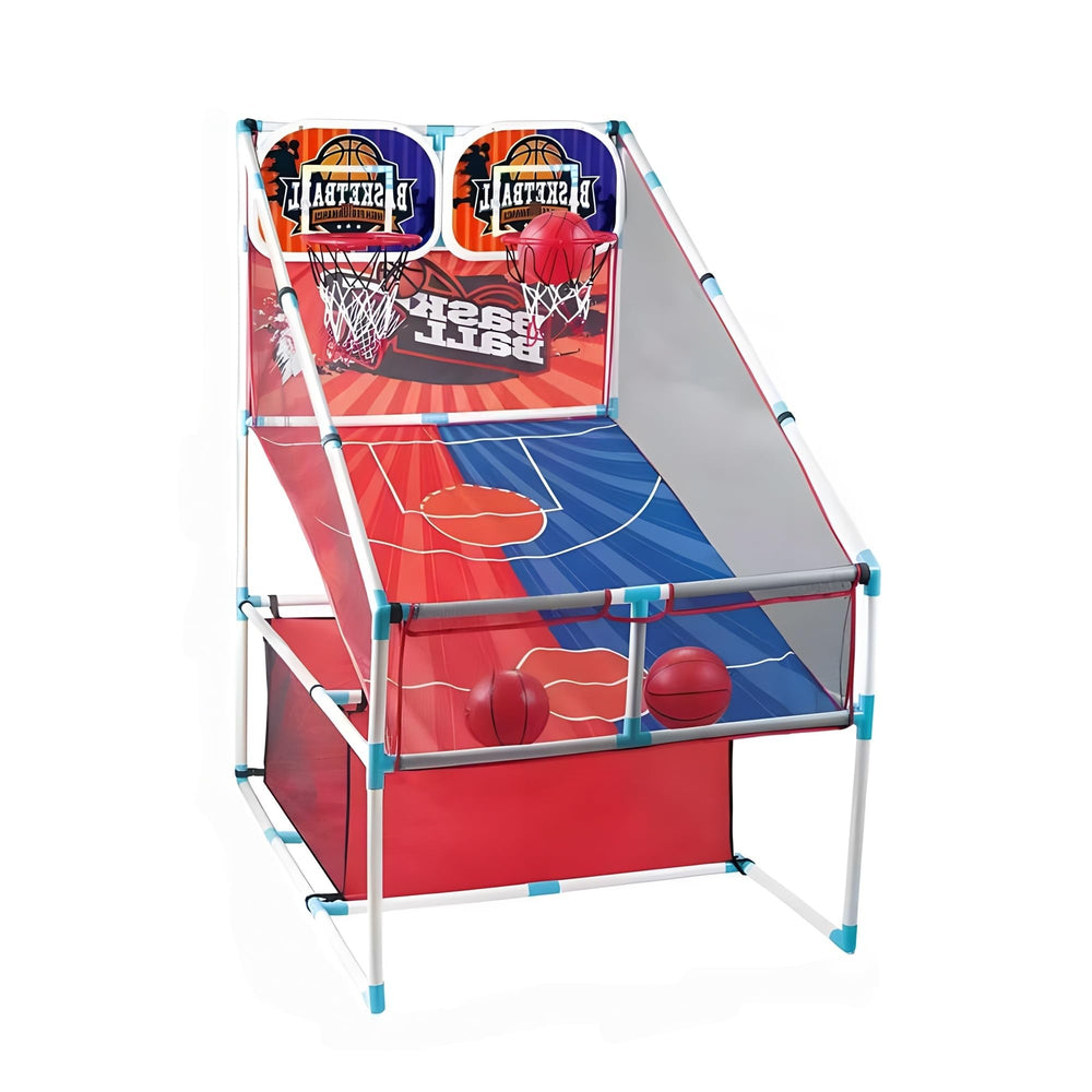 grnpeak basketball arcade game hoop for indoor two-player action with active kids