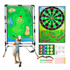 grnpeak golf chipping game stand offers a sturdy setup for backyard practice and family-friendly play.