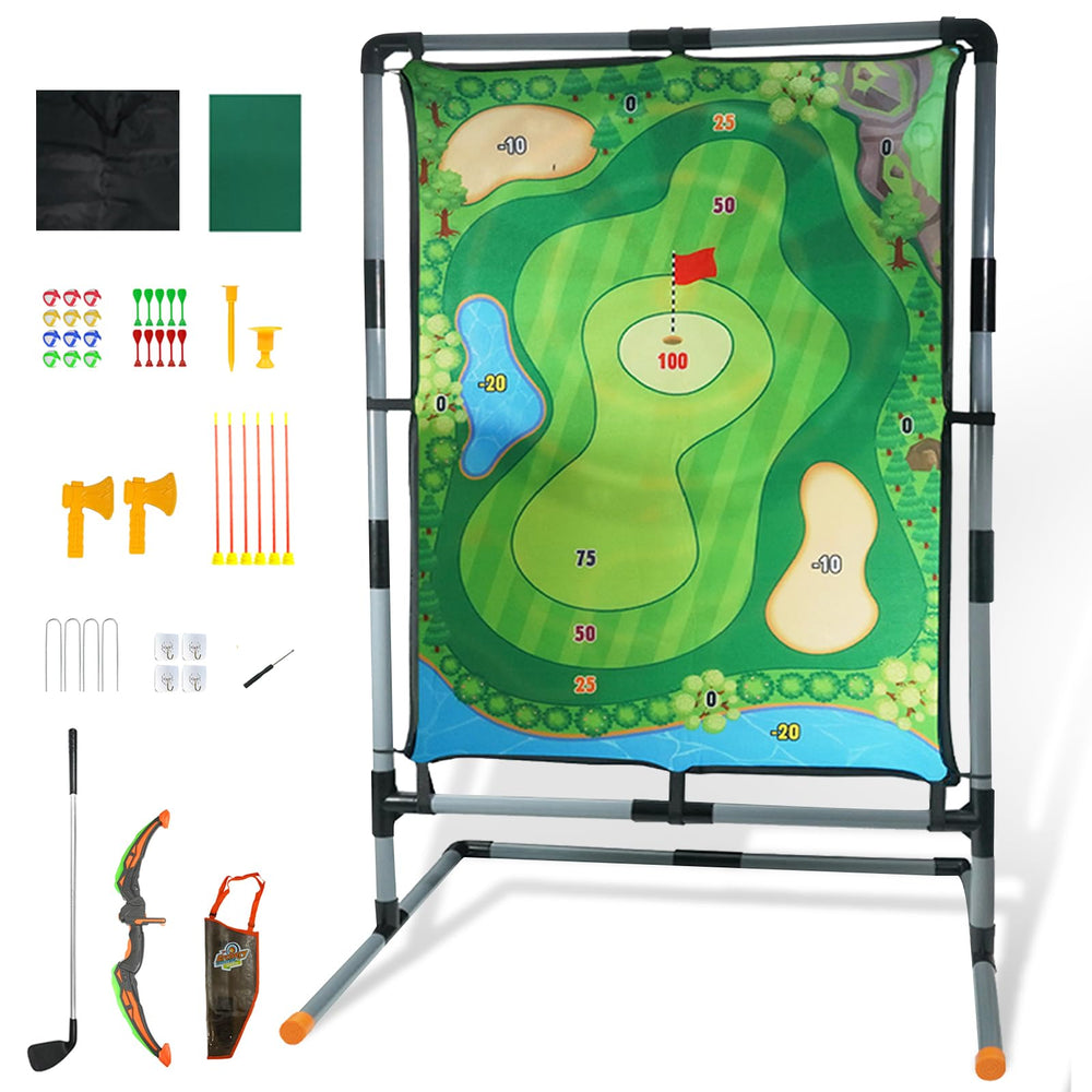 grnpeak kids-adults active-play set encourages screen-free fun and cooperative play.