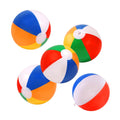 GRNVDWN 5-pack 24-inch rainbow beach balls ideal for pool and beach fun