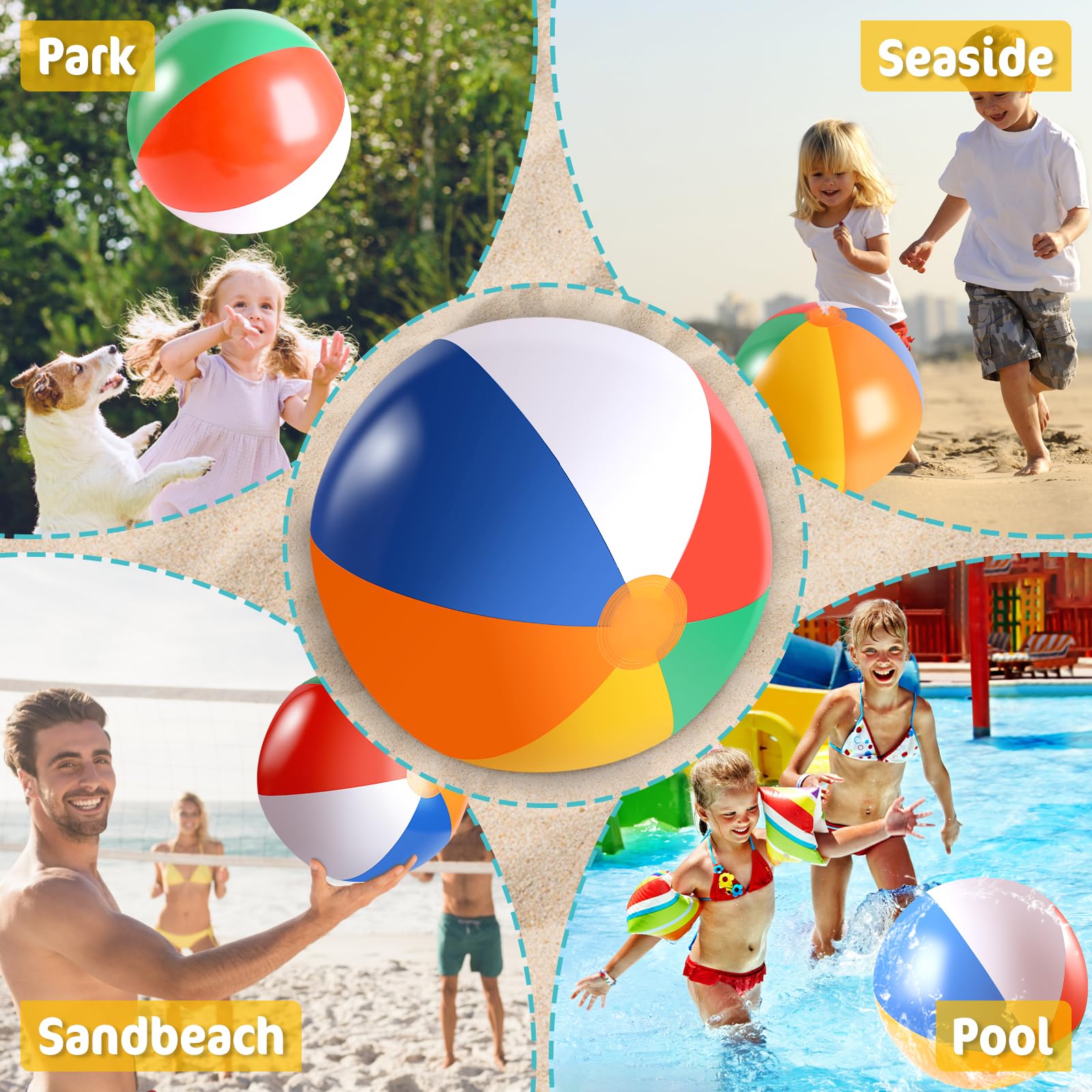 GRNVDWN rainbow pool toy suitable for games and party activities